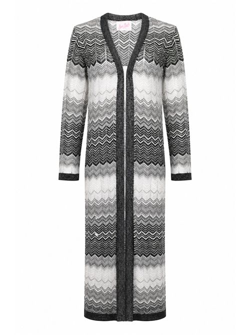 Cardigan Tonia in viscosa e lurex Nero Mc2 Saint Barth | TON000109496L